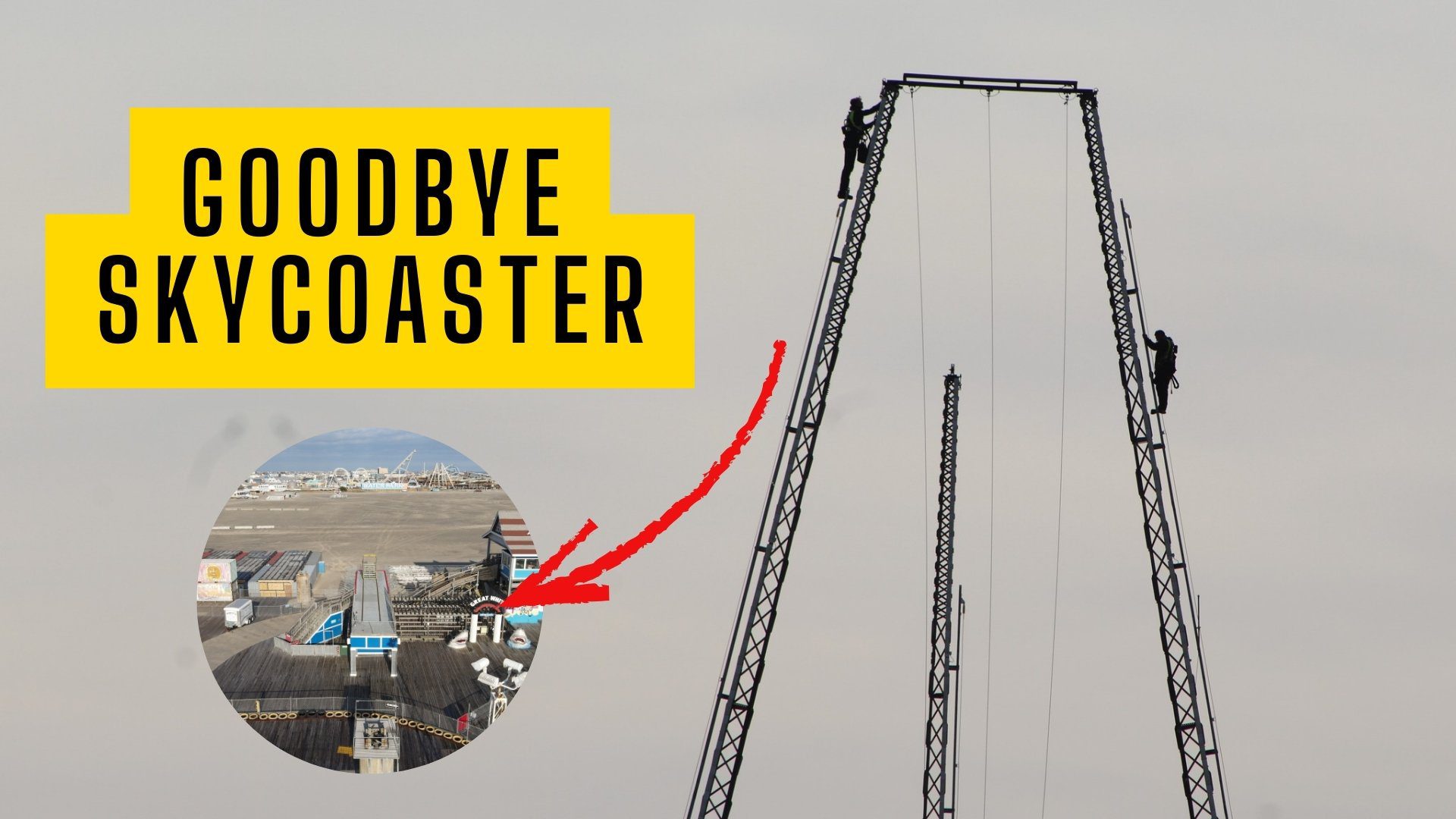 Morey’s Piers Announces Retirement of the SkyCoaster After 25 Years