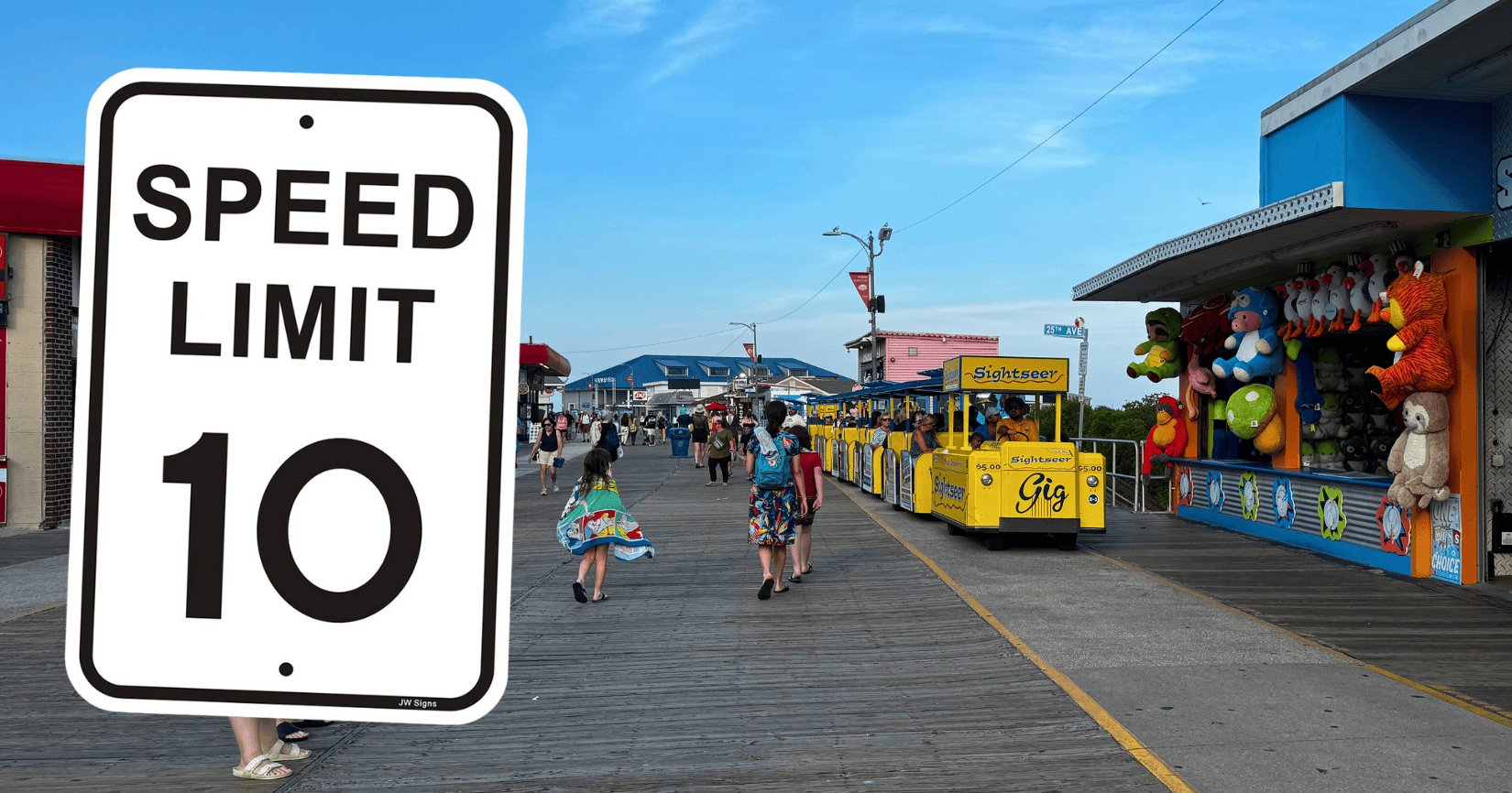 New Wildwood Boardwalk Speed Limit?