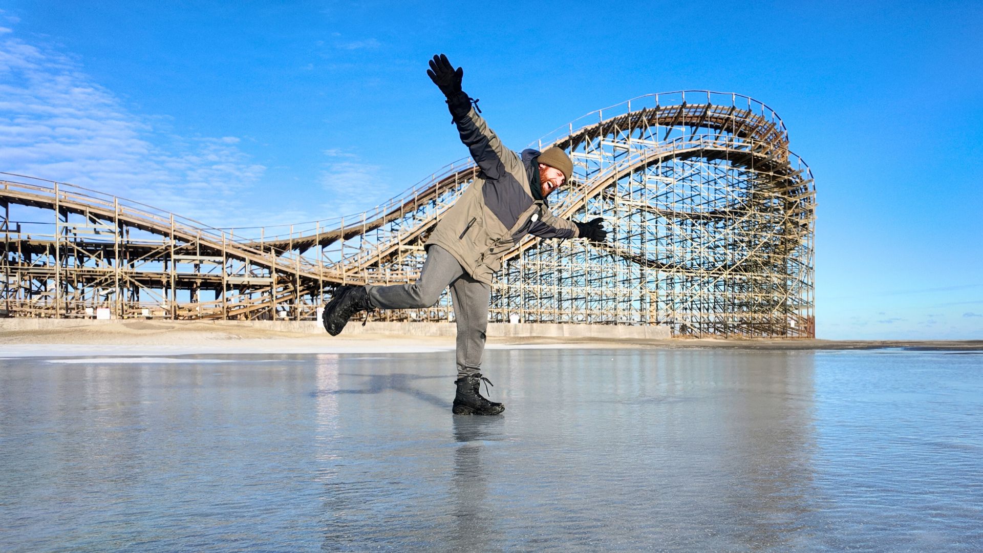 Can You Really Ice Skate on Wildwood Beach