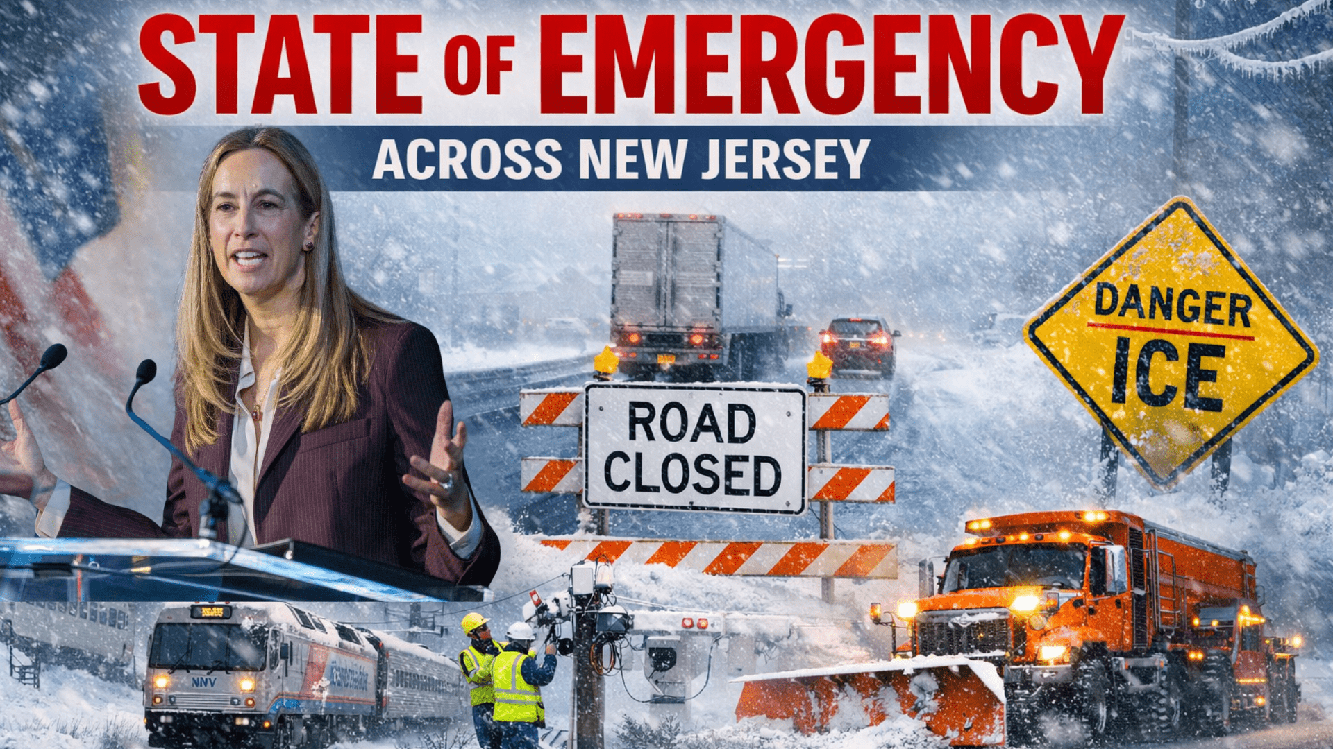 State of Emergency Declared Across New Jersey Ahead of Major Winter Storm