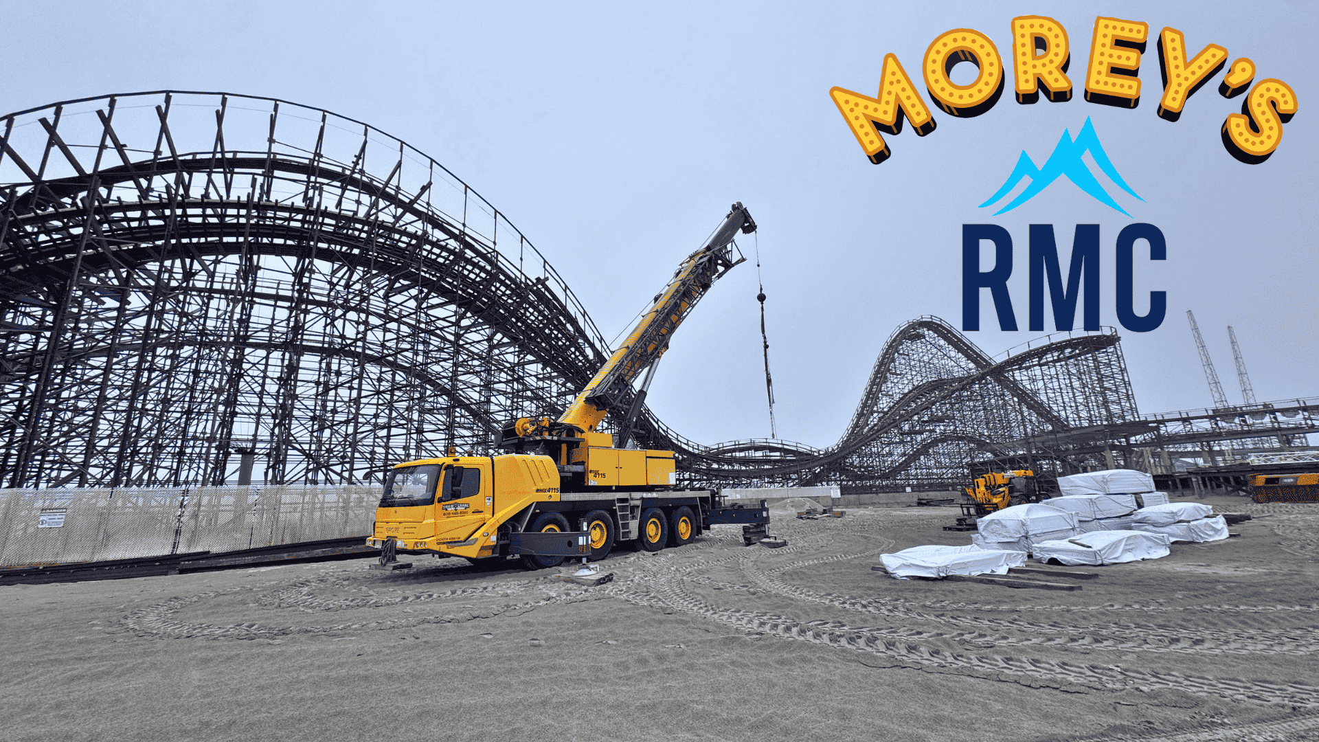 Major Upgrade Underway for Great White Coaster at Morey&rsquo;s Piers