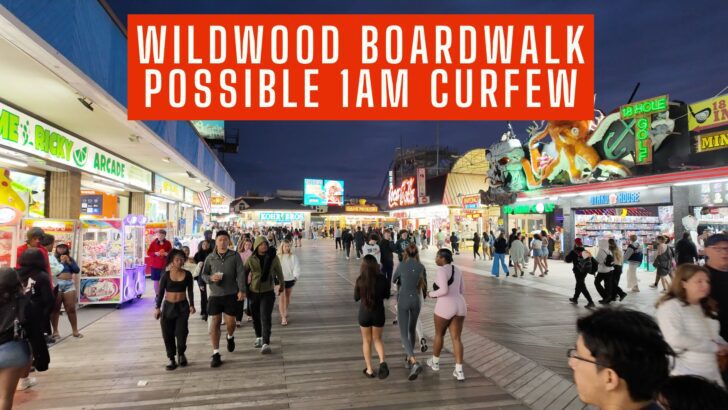 Wildwood Moves To Shut Down Boardwalk Overnight With New 1AM Curfew