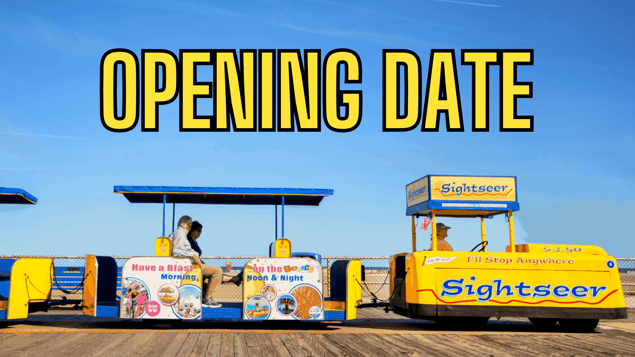Sightseer Tram Cars Returning to the Wildwoods Boardwalk for 2026 Season