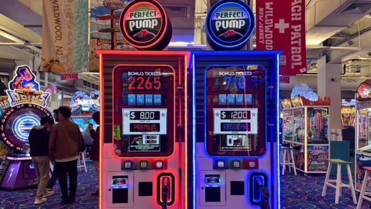 This New Mainers&rsquo; Arcade Game Lets You Pump Gas for Tickets