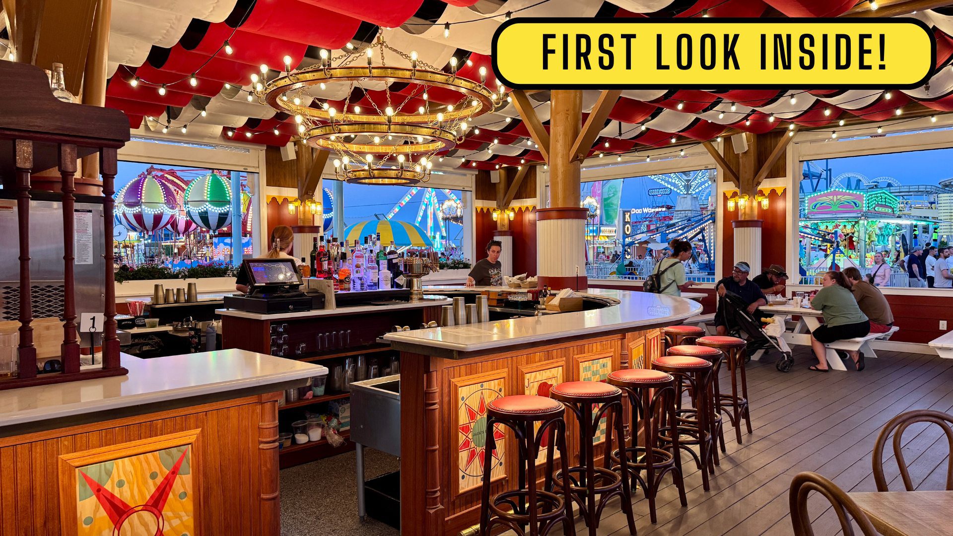 FIRST LOOK at Jack's Bar at Morey's Piers