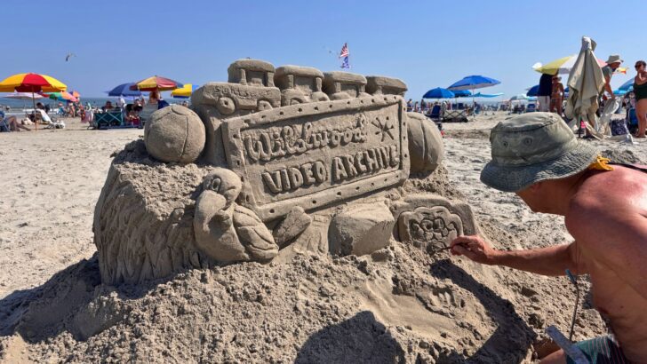 Meet the Wildwood Crest Sand Sculptor Creating Incredible Beach Art