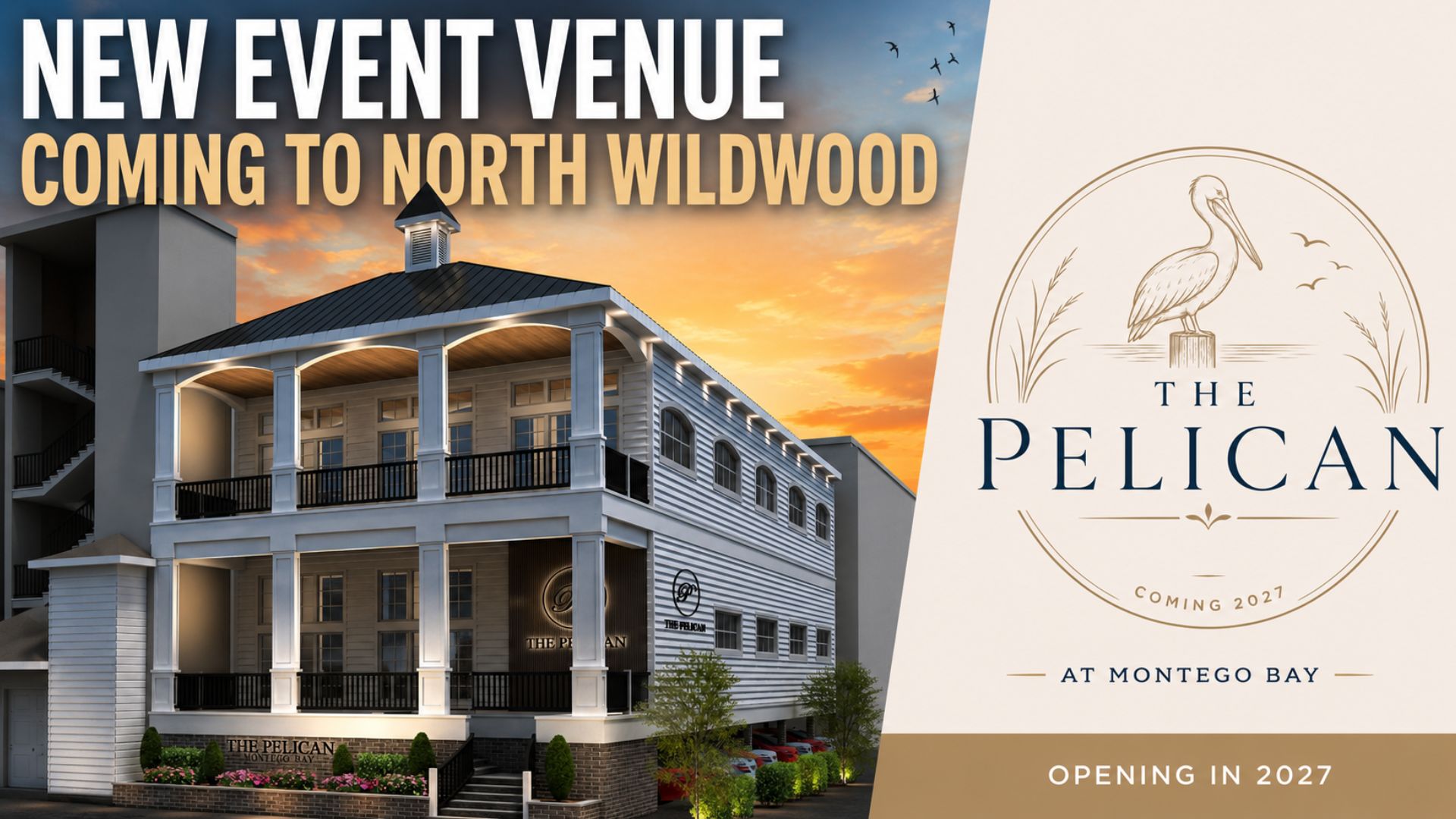 New The Pelican Event Venue Coming to North Wildwood