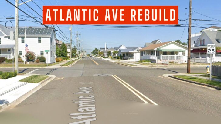 Another Section of Atlantic Ave is Getting Rebuilt in North Wildwood