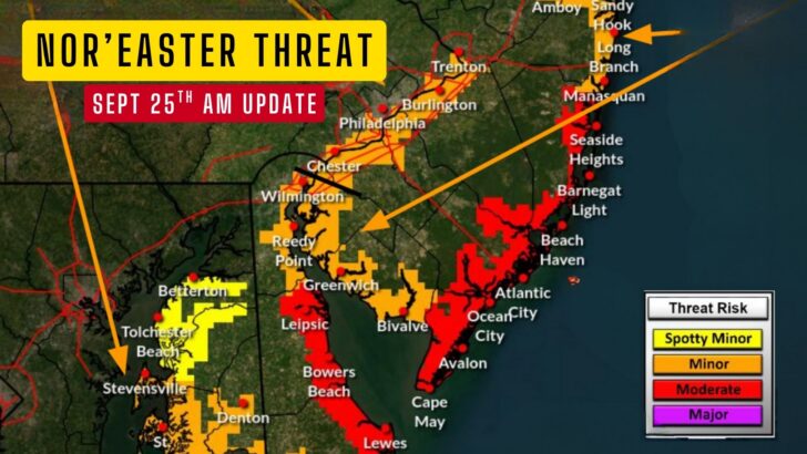 Coastal Flooding, Strong Winds and Dangerous Surf Expected Along Jersey Shore